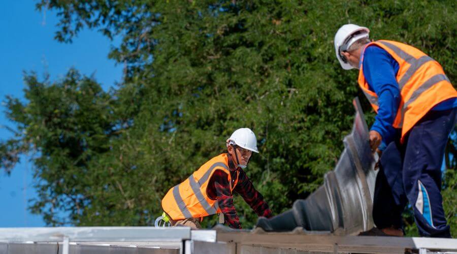 Professional metal roof installation in Munster, IN